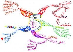 5 Principles mind map example Using Tony Buzan Mind Mapping Techniques