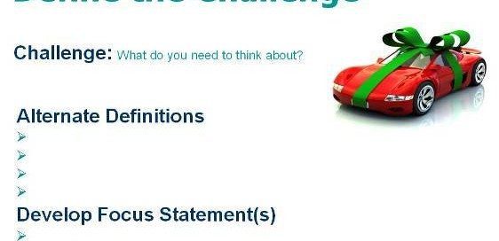 Define Challenge Focus is the first step